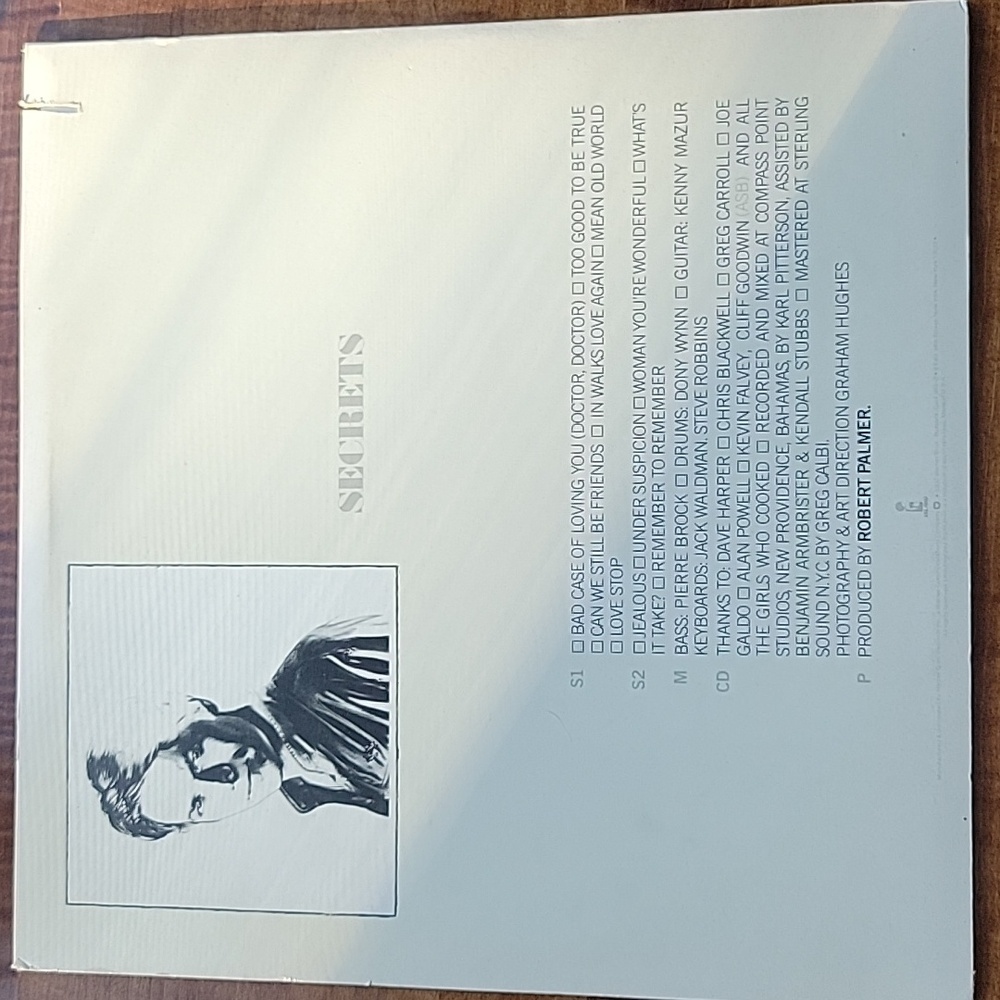 ROBERT PALMER SECRETS LP VINYL RECORD - Picture 2 of 5
